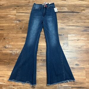 New YMI Dark Blue Flare Jeans